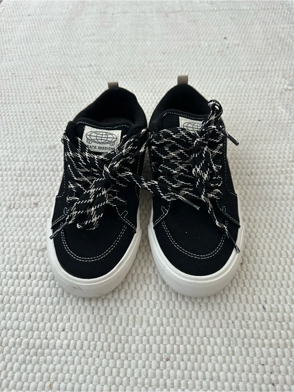 Old Navy Black and White Kids Canvas Sneakers